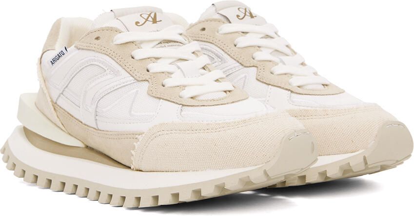 Axel Arigato White & Beige Sonar Sneakers - Picture 2