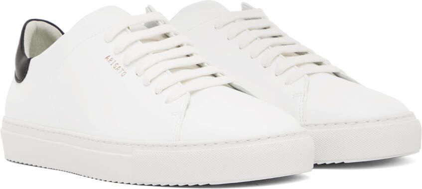 Axel Arigato White & Black Clean 90 Vegan Leather Sneakers - Picture 2