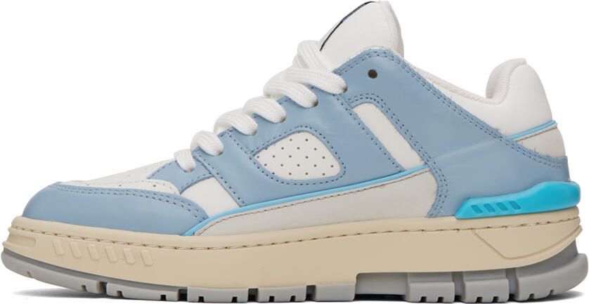 Axel Arigato White & Blue Area Lo Sneakers - Picture 3