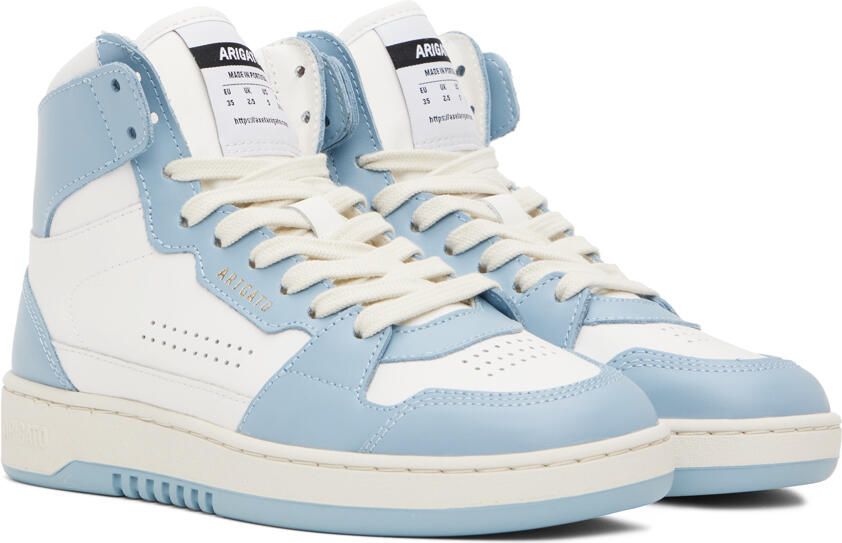 Axel Arigato White & Blue Dice Hi Sneakers - Picture 2