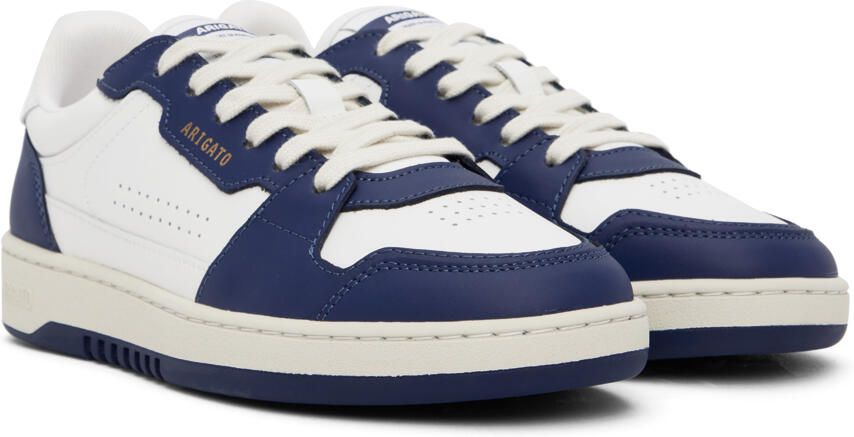 Axel Arigato White & Blue Dice Lo Sneakers - Picture 2