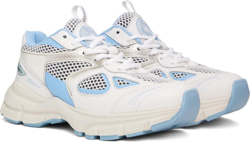 Axel Arigato White & Blue Marathon Sneakers - Picture 2
