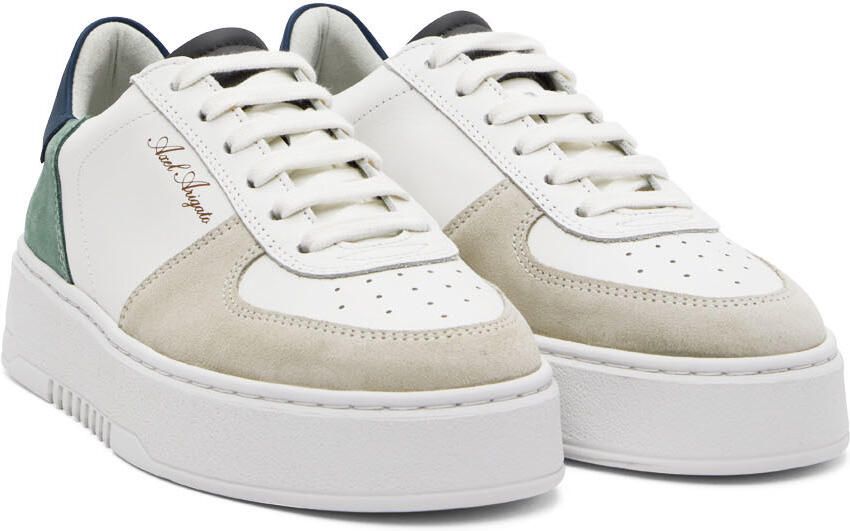 Axel Arigato White & Blue Orbit Sneakers - Picture 2