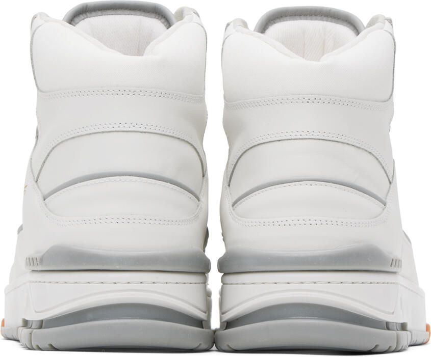 Axel Arigato White & Gray Area Hi Sneakers