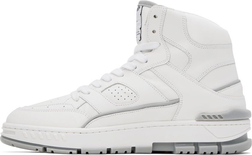 Axel Arigato White & Gray Area Hi Sneakers - Picture 3