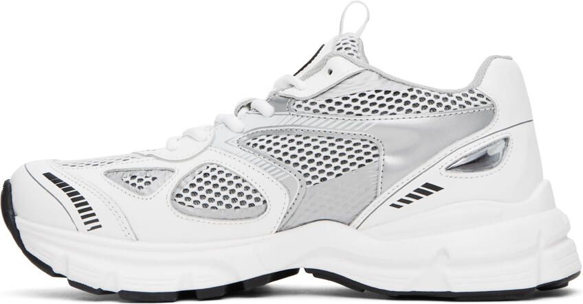 Axel Arigato White & Gray Marathon Runner Sneakers - Picture 3