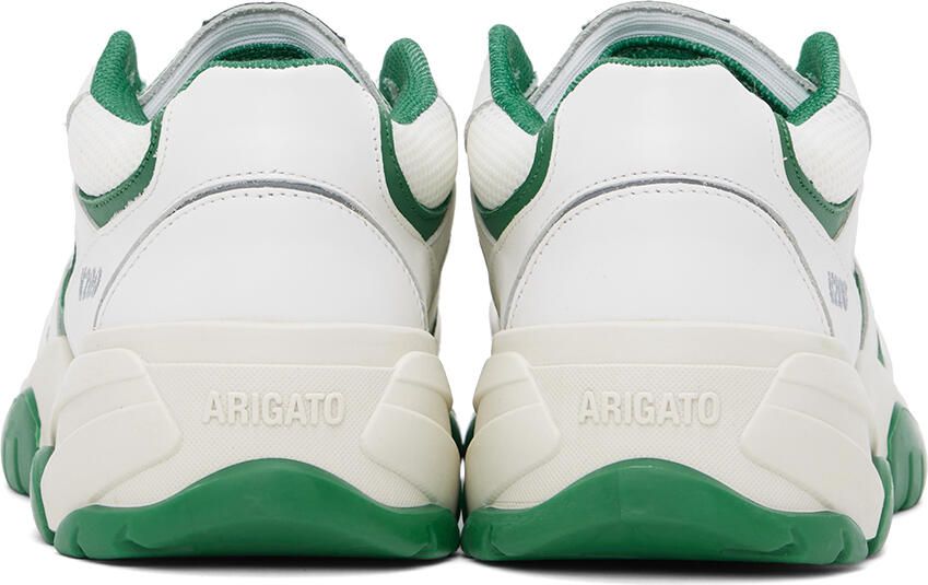 Axel Arigato White & Green Catfish Lo Sneakers