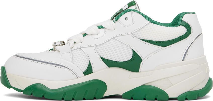 Axel Arigato White & Green Catfish Lo Sneakers - Picture 3