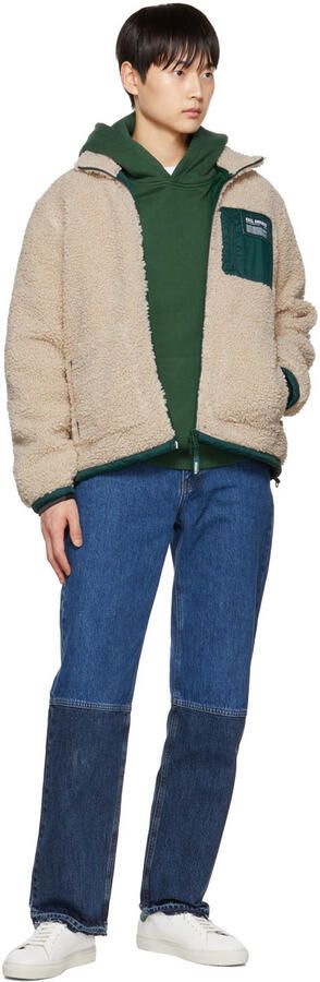 Axel Arigato White & Green Clean 90 Stripe Bee Bird Sneakers - Picture 5