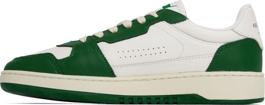 Axel Arigato White & Green Dice Lo Sneakers - Picture 3