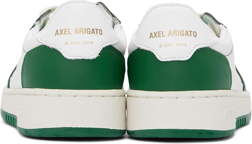 Axel Arigato White & Green Dice Lo Sneakers