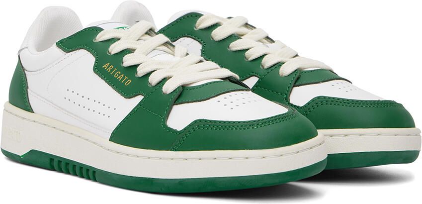 Axel Arigato White & Green Dice Lo Sneakers - Picture 2