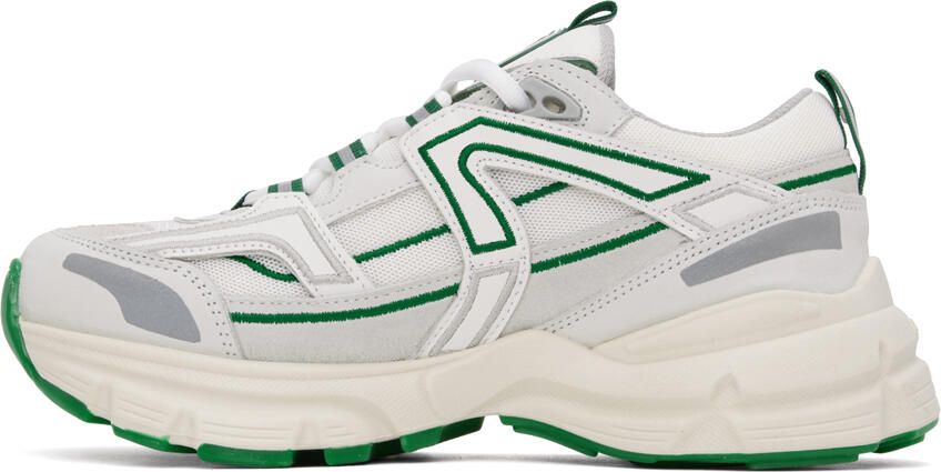 Axel Arigato White & Green Marathon R-Trail Sneakers - Picture 3