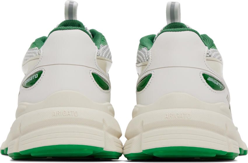 Axel Arigato White & Green Marathon Sneakers