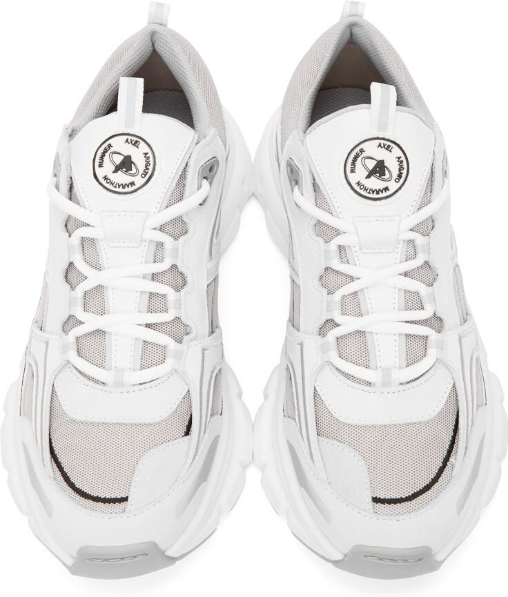 Axel Arigato White & Grey Marathon R-Trail Sneakers