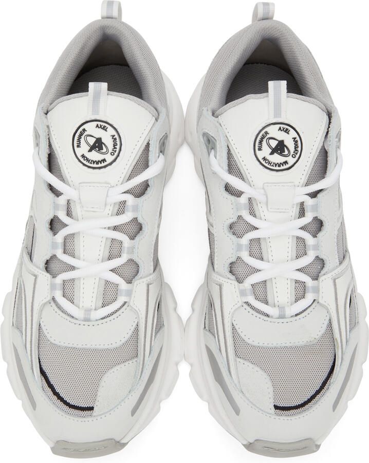Axel Arigato White & Grey Marathon R-Trail Sneakers