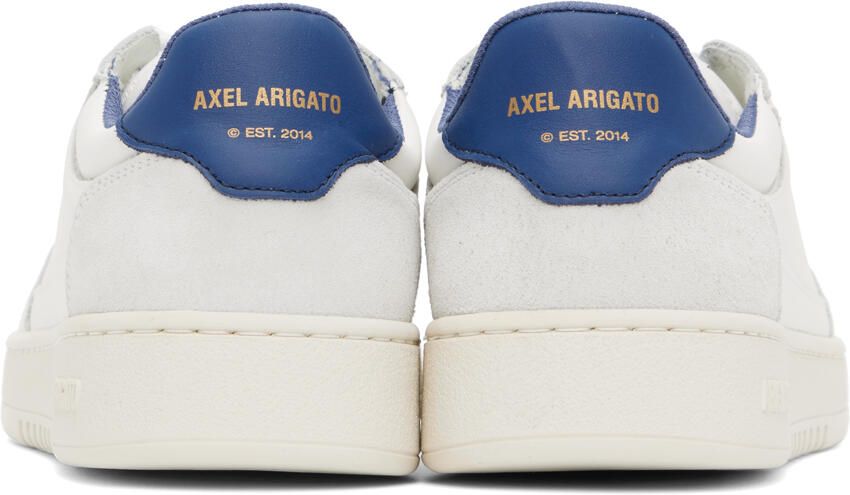 Axel Arigato White & Navy Dice Lo Sneakers