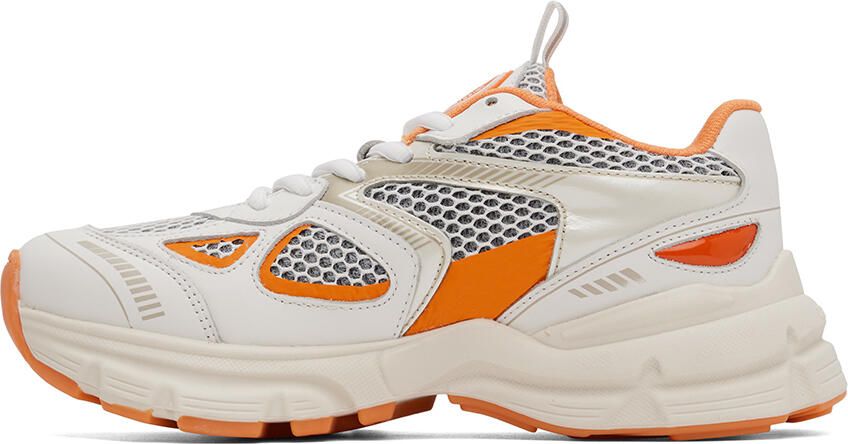 Axel Arigato White & Orange Marathon Runner Sneakers - Picture 3