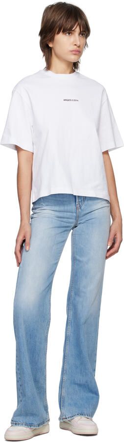 Axel Arigato White & Pink Dice Lo Sneakers - Picture 4