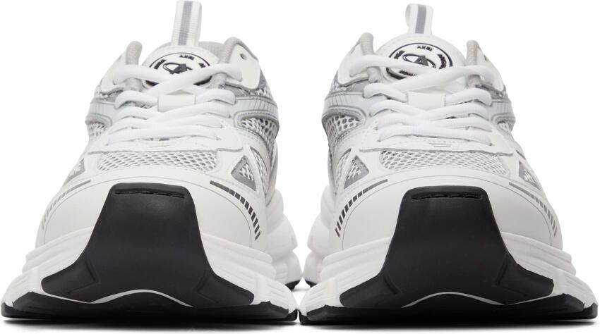 Axel Arigato White & Silver Marathon Runner Sneakers - Picture 3