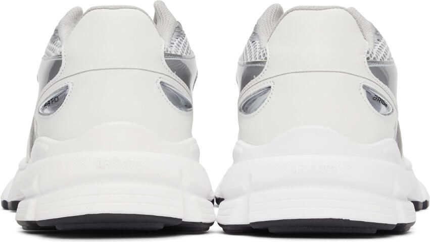 Axel Arigato White & Silver Marathon Runner Sneakers - Picture 2