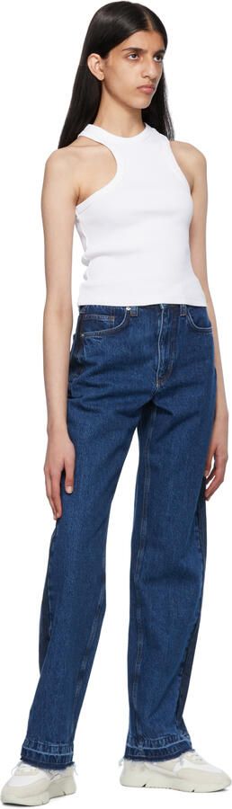 Axel Arigato White & Taupe Genesis Vintage Runner Sneakers - Picture 4