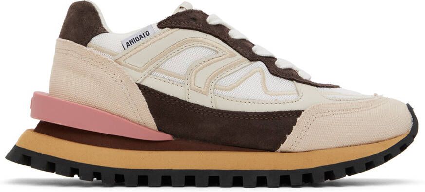 Axel Arigato Beige & Brown Sonar Sneakers