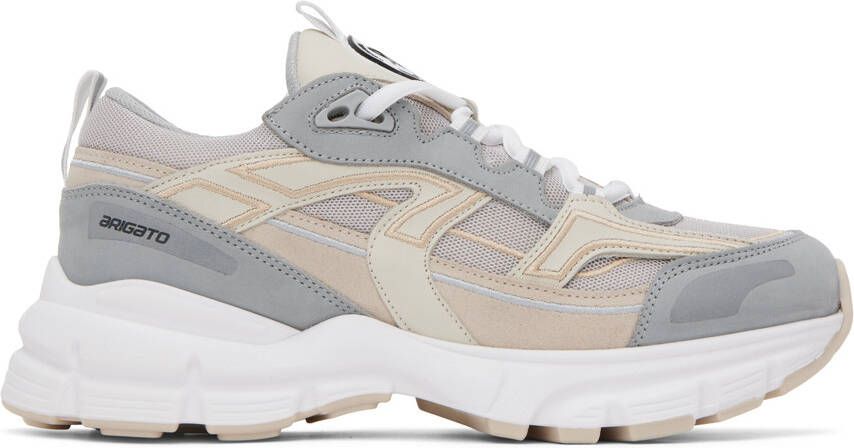 Axel Arigato Beige & Gray Marathon R-Trail Sneakers