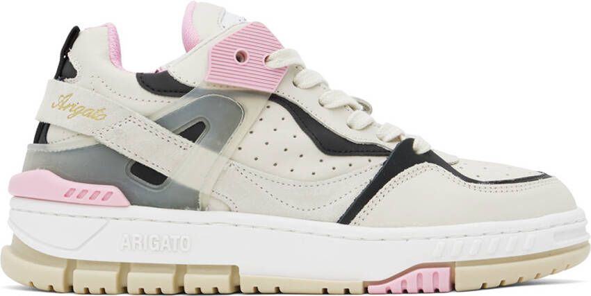 Axel Arigato Beige & Pink Astro Sneakers - Picture 5