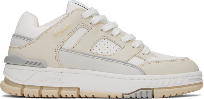 Axel Arigato Beige & White Area Lo Sneakers - Picture 5