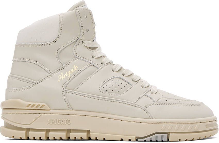 Axel Arigato Beige Area Hi Sneakers - Picture 5