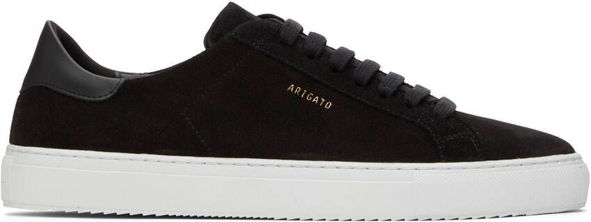 Axel Arigato Black Suede Clean 90 Sneakers - Picture 6