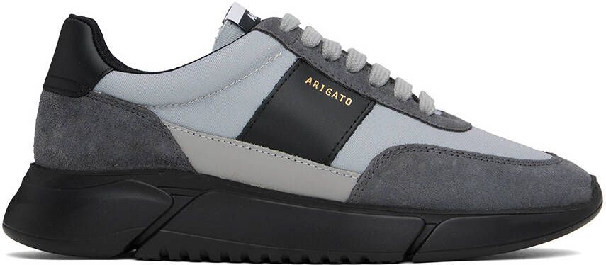 Axel Arigato Gray & Black Genesis Vintage Sneakers - Picture 5