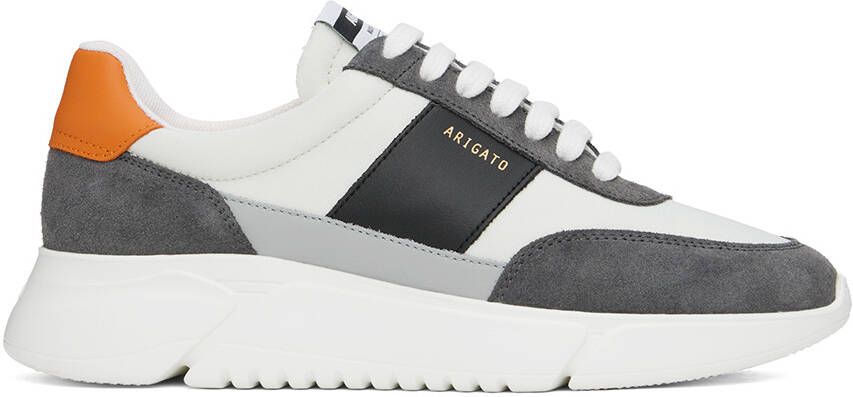 Axel Arigato Black & Orange Genesis Vintage Runner Sneakers - Picture 5