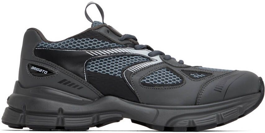 Axel Arigato Gray & Black Marathon Runner Sneakers - Picture 4
