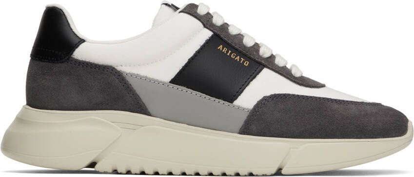 Axel Arigato Gray & White Genesis Vintage Sneakers - Picture 6