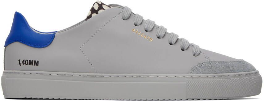Axel Arigato Grey & Blue Clean 90 Triple Animal Sneakers - Picture 6