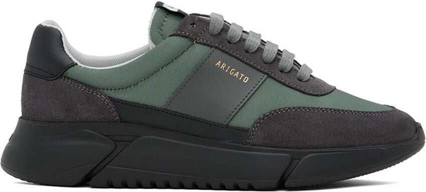 Axel Arigato Khaki & Gray Dice Lo Sneakers - Picture 5