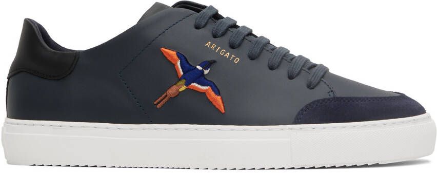 Axel Arigato Navy Clean 90 Bee Bird Sneakers - Picture 5