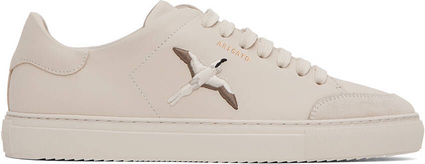 Axel Arigato SSENSE Exclusive Beige Clean 90 Triple Bee Bird Sneakers