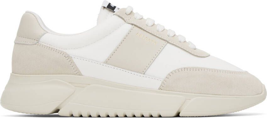 Axel Arigato White & Beige Genesis Vintage Sneakers