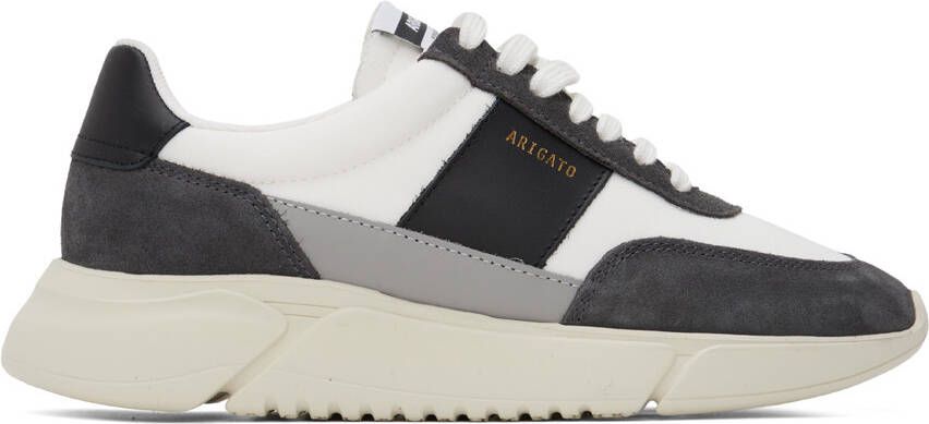 Axel Arigato White & Black Genesis Vintage Sneakers - Picture 5