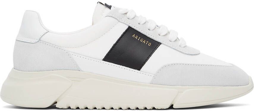 Axel Arigato White & Gray Genesis Vintage Runner Sneakers - Picture 4