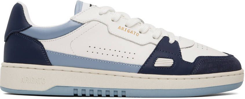 Axel Arigato White & Blue Dice Lo Sneakers - Picture 5