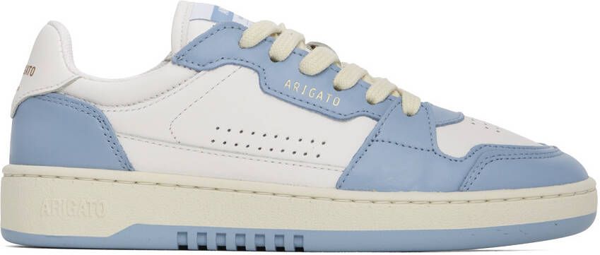 Axel Arigato White & Blue Dice Lo Sneakers - Picture 5