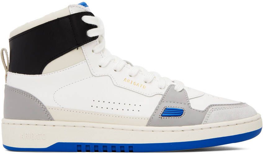 Axel Arigato White & Gray Dice Hi Sneakers