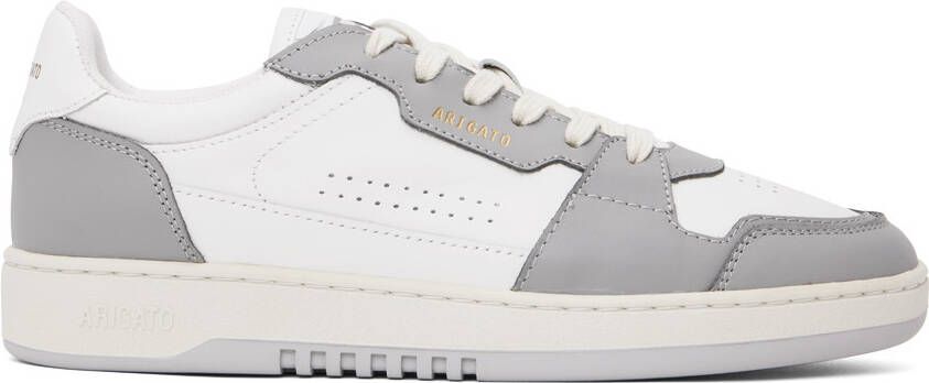 Axel Arigato White & Gray Dice Lo Sneakers - Picture 5