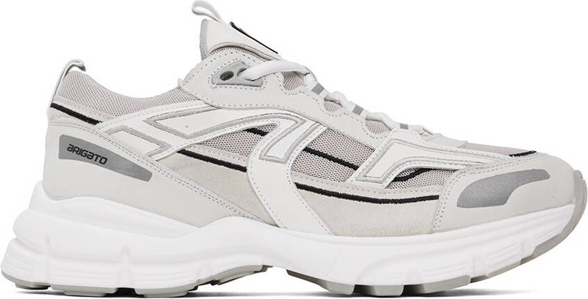 Axel Arigato White & Gray Marathon R-Trail Sneakers