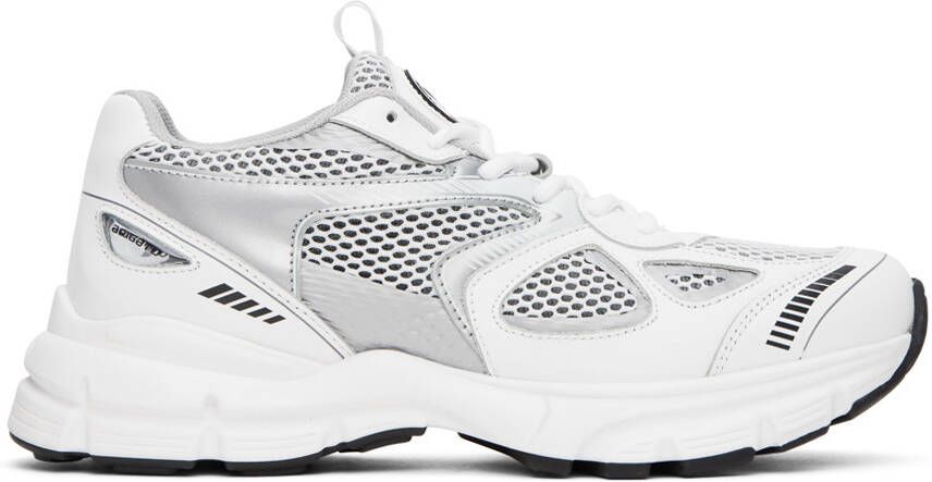 Axel Arigato White & Gray Marathon Runner Sneakers - Picture 5