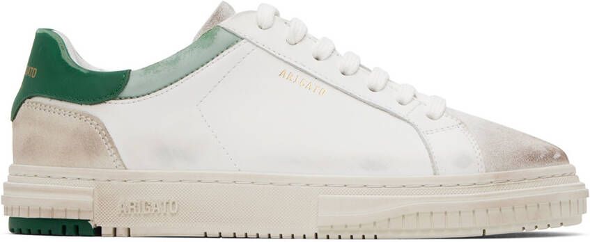 Axel Arigato White & Green Atlas Sneakers - Picture 5